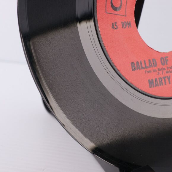 Marty Robbins – Ballad Of The Alamo/Time And A Place 1960 45 rpm Record 4-41809 - Picture 10 of 16